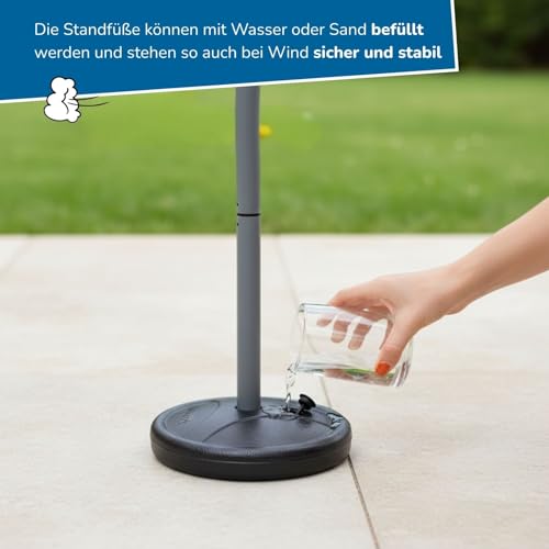 alldoro 60230 XXL-Verkehrsset mit Ampel, 10 Verkehrsschildern (75 cm) & 4 Pylonen, Verkehrserziehung für Kinder, Indoor & Outdoor, Orange