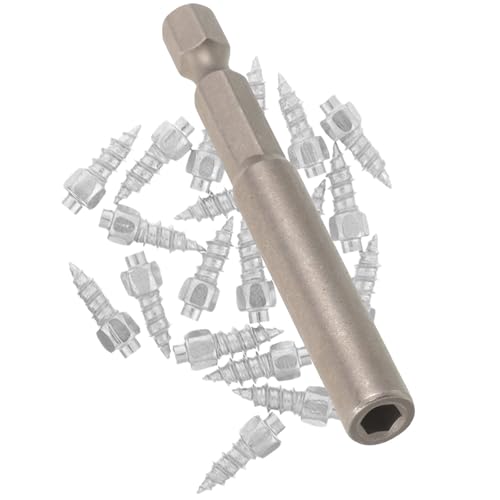 20pcs Steel Snow Tire Studs for Cars and EVs