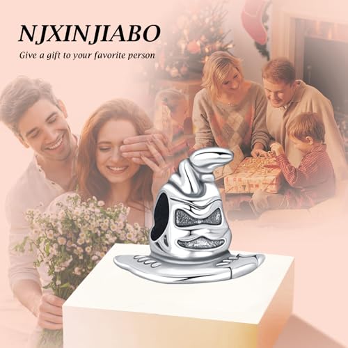 Image of S925 Sterling Silver Romantic Charm Pendant, Gifts for Family Friends Girlfriend, Valentine's Day Birthday Christmas Anniversary, Bracelet Necklace Bead Dangle Charm for Women Jewelry