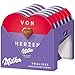 Milka I love Milka Pralinen &ndash; Herzf&ouml;rmige Alpenmilch-Schokolade mit feiner Haselnuss-Nougat-Cr&egrave;me-F&uuml;llung &ndash; 12 x 44g