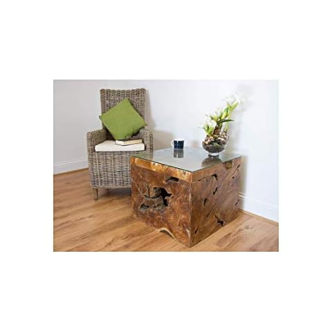 Inspiring Furniture LTD Square Teak Root Block Coffee/End Table Cover