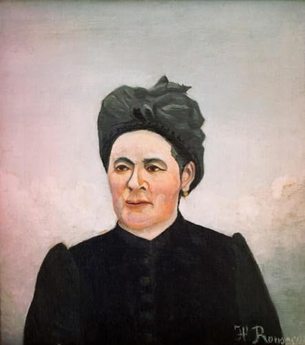 Tableau Henri Rousseau Portrait de Femme impression haut de gamme canvas 60x90cm