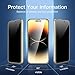 NEW'C 3 Pack Privacy for iPhone 14 Pro Max Screen Protector (6.7 inches), Anti-Spy Tempered Glass Film,Case Friendly Ultra Resistant, Balanced 28-Degree Privacy Angle-Easy installation tool included