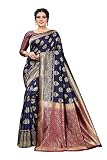Peegli Indischer Gewebter Sari Für Damen Banarasi Jacquard Traditioneller Sari Mit Bluse