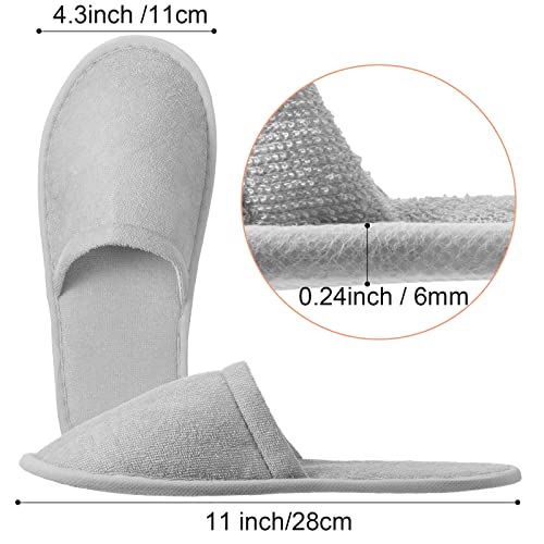 24 Pairs Non Slip Disposable Slippers, Multi Color Slippers, Closed Toe For Family Spa Guests Hotels Home Party, Housewarming #TOP1