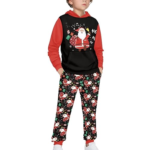 Renewold 2 Pieces Set Kids Hoodie Sweatshirt and Sweatpants Long Sleeve Boys Girls Tracksuits Activewear3