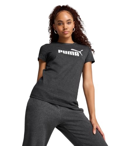 Image of Puma Women Cotton Letter Print Regular Fit Tees