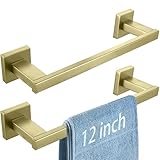 Design sûr : ces barres de serviette de salle de bain doubles sont conçues avec des lignes épurées et une construction robuste. La forme carrée et le trou de montage dissimulé ajoutent une touche de design moderne à votre salle de bain, les bords chanfreinés protègent votre corps des rayures.