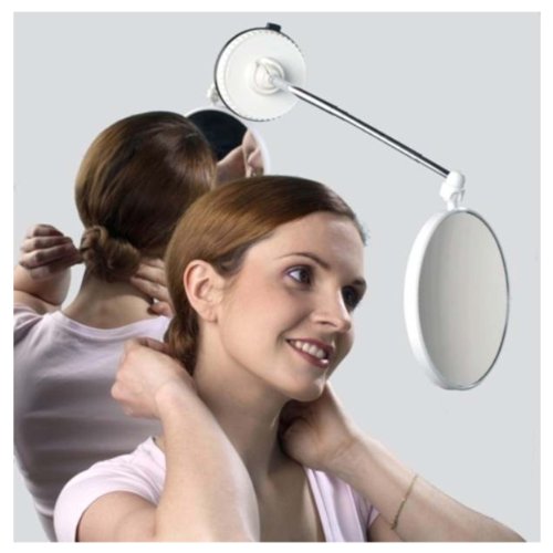 Miroir intelligent grossissant 6x framboise design moderne - 7