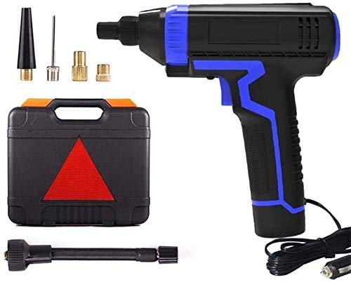 YIQIFEI Car Tyre Inflator with Digital Pressure Gauge - Cordless Handheld Air Compressor Pump, Max 160 PSI Includes LCD Display, Car Bike Motorcycle Adapter Air Compressor Car Pumps For Tyres