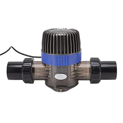 Asixxsix Salt Chlorine Generator Cell, 2 Gears Intelligent Control Salt Water Chlorination System for Swimming Pools, Self Clearing Pool Saltwater Saltwater Chlorinator, with Fault Prompt (SC-2)