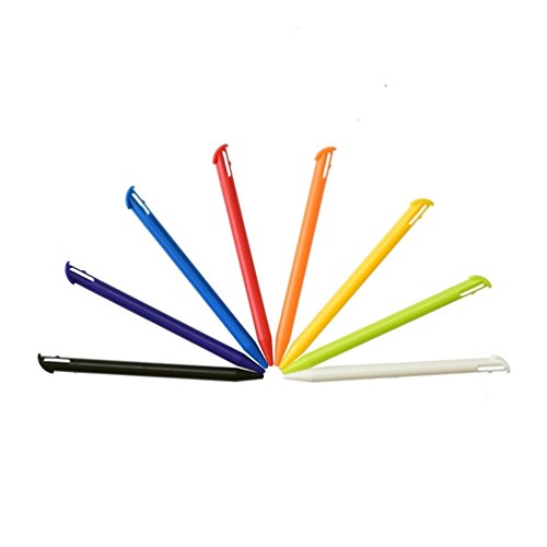 NetworkShop ® SET 8 PENNINI STYLUS TOUCH IN PLASTICA COLORATI PER NEW 3DS XL