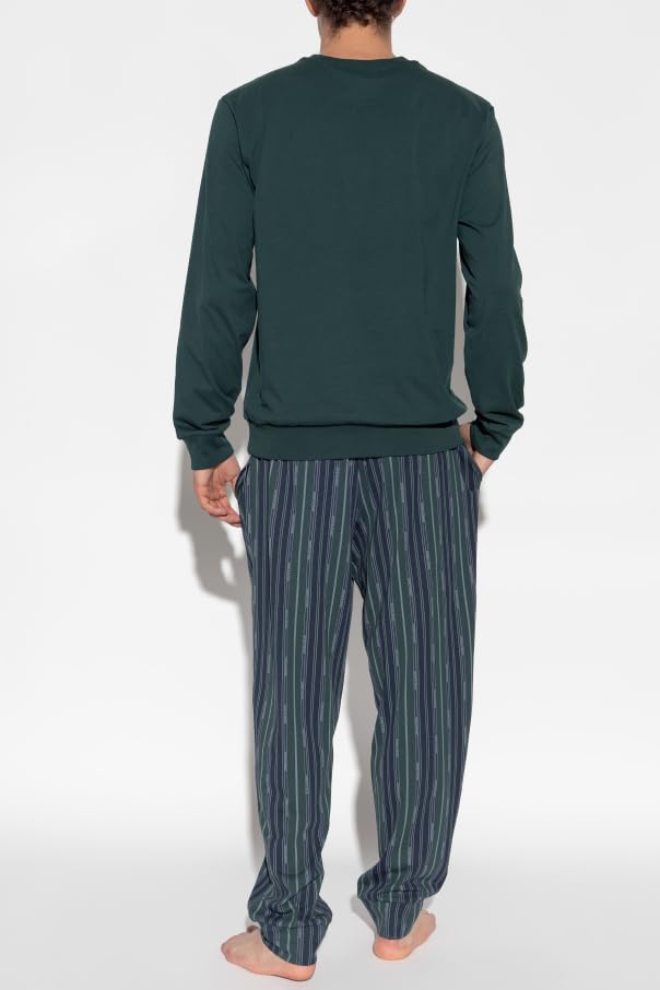 Emporio Armani Classic Pattern Pajamas Set Set di Pigiama Uomo