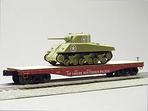 Lionel SP 40' FLATCAR W/Sherman Tank