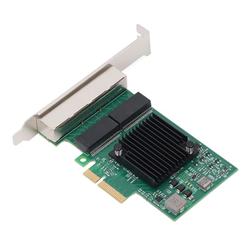 Tarjeta de red Gigabit Ethernet, interfaz PCIe x4, estándar IEEE 802.3ab, 1000Mbps, con 8 indicadores LED para computadora de escritorio miniatura 4