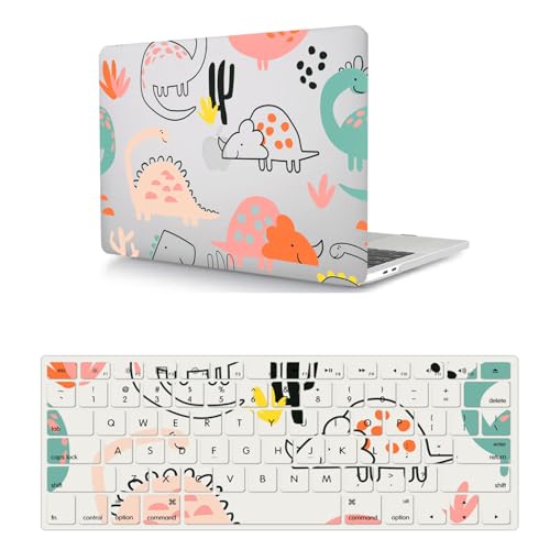 Funda MacBook Air 15 pulgadas M3 M2 carcasa rígida delgada dinosaurio modelos 2024 2023