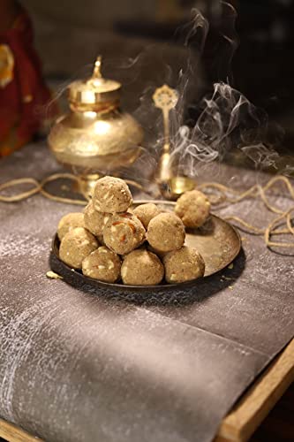 Image of Maa Mitahara Post Pregnancy Laddu with Saunf | Traditional Gond Laddu for New Mothers | Digestive & Lactation Support | Handmade Ayurvedic Postpartum Snack (300g, Sauf)