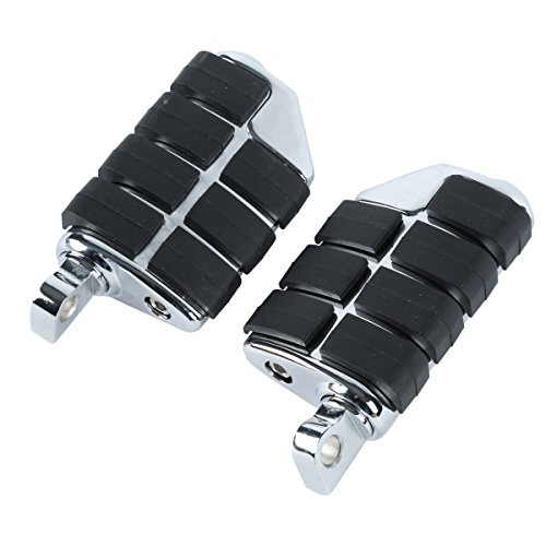Repose-pieds de moto 10 mm anti-vibration compatible Harley Sportster 883 et XL 1200