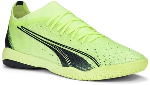 PUMA Men's ULTRA MATCH INDOOR TRAINING Soccer Shoe, Fizzy Light-Parisian Night-Blue Glimmer, 10.5 | Image 1