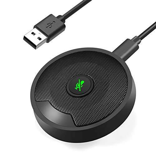 PAIRIER USB Mikrofon für Konferenz Plug & Play für Computer Laptop kompatibel mit Mac OS Windows PC für Videokonferenz…