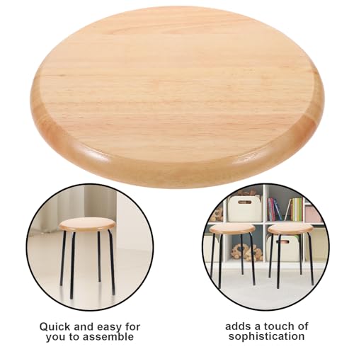 Accessoire de remplacement pour tabouret de bar en bois naturel - 4