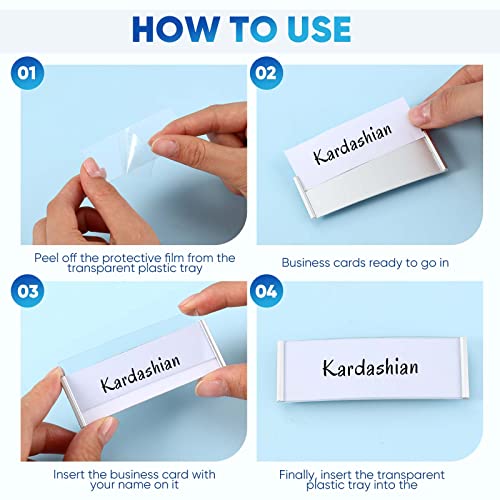 Eleganti Targhette Magnetiche in Alluminio