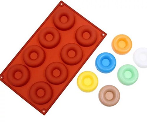 Moldes de silicona antiadherente para horno de castaño con agujeros de 6,8,18 8 Cavity