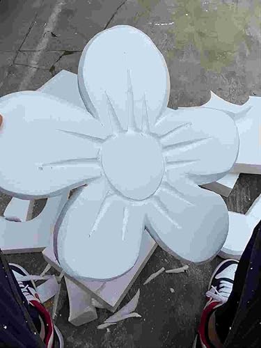 Miniatura 4 de Crafare Círculos de espuma de 10 pulgadas para manualidades, paquete de 4 discos redondos de poliestireno de 1 pulgada de grosor, color blanco, para