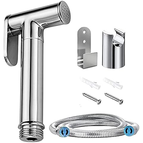 Hand Held Bidet Toilet Sprayer,Bidet Sprayer for Personal Hygiene and Bedpan WC Spray Bidet Sprayer 3 Piece Set(Note: linker not Included) Cover