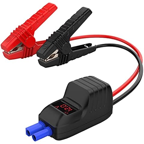 Smart Jump Starter Clamps with LCD Screen, DBPOWER Replacement Intelligent Jumper Clamps with 8 Protections Automotive Battery Booster Clamp Cables for DBPOWER DJS80 G15 G16 12V Car Jump Starters Cover