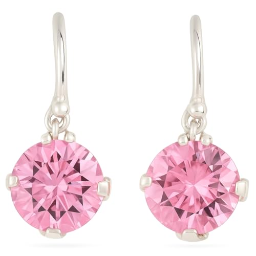 Image of ZAVYA 925 Sterling Silver CZ Drop Silver Plating Drop Earrings | Gift for Women and Girls | With Certificate of Authenticity and 925 Hallmark