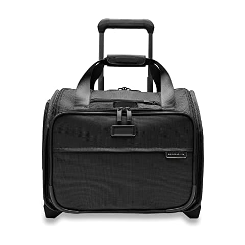 Briggs & Riley 2-Wheel Cabin Bag, Black,16-inch Baseline Underseat Cabin Bag Cover