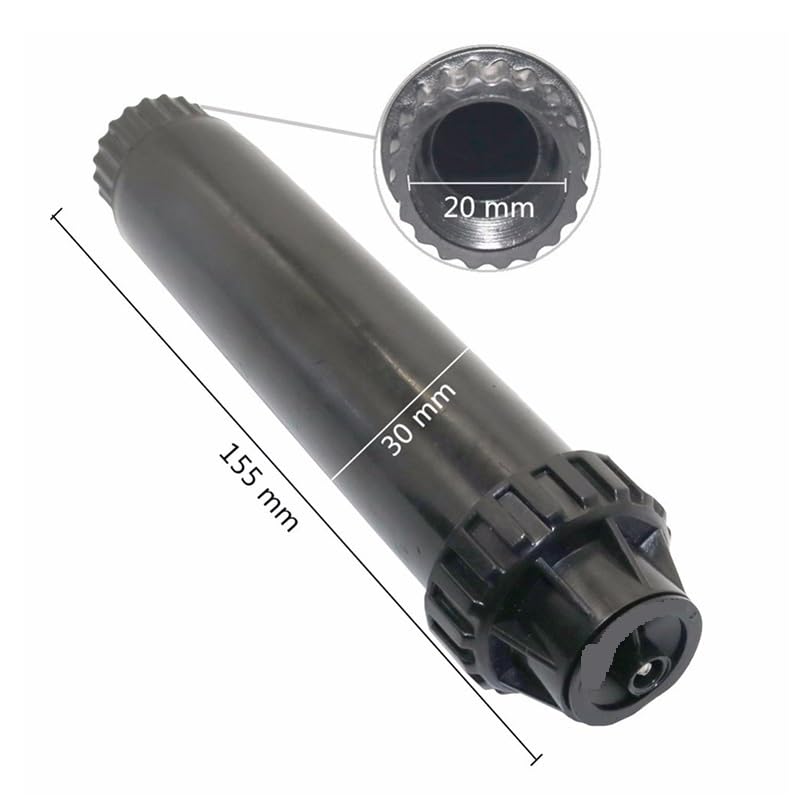 Irrigatori pop-up in plastica regolabili da 10 pezzi 25-360 gradi Irrigazione del prato Irrigazione 1/2 "Filetto femmina Spruzzo d'acqua