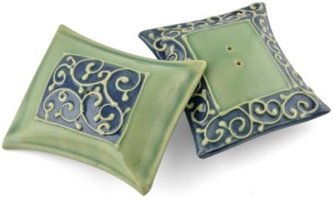 Pillow Salt and Pepper Shaker Set, Soft Green