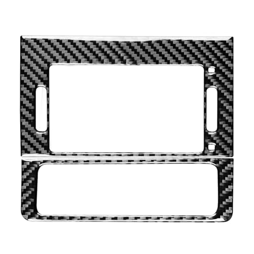 GZYF Pegatina para salida de aire acondicionado, marco de ventilación central, consolas centrales automotrices, 2 piezas para 5 Serie M5 E39 1998 99 00 01 02 2003