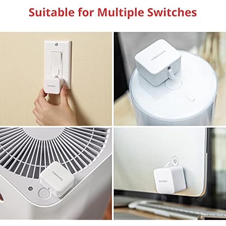 SwitchBot Smart Lock Pro Touch Combo & SwitchBot Smart Switch Button Pusher(White)