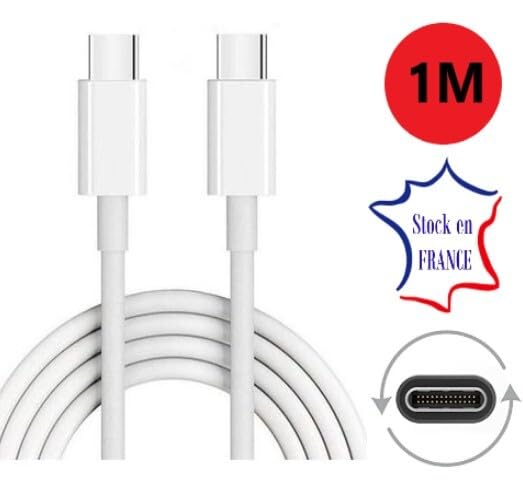 Cavo USB tipo C a tipo C, 1 metro per Honor X7a 5G, ricarica rapida, cavo di ricarica, sincronizzazione e trasferimento dati
