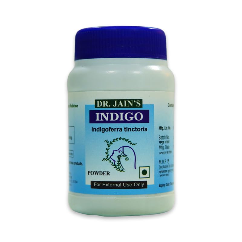 DR.JAIN'S Indigo Powder, Rich Organic Hair Colour, Get Black & Strong Hair, For Men & Women, 45 Grams, Pack Of 4-image-39