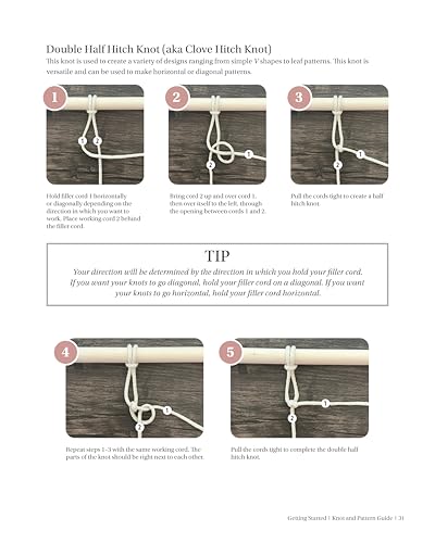 Complete Starter Guide to Macrame: 15 Knotted Home Creations Made with Natural Materials (Fox Chapel Publishing) Book of Macrame Projects for Beginners - Wall Art, Fruit Baskets, a Cat Bed, and More - Image 4