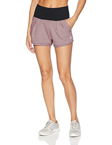 Soffe Junior's Plus Size Dance Shortie, Chalk Purple, 1X