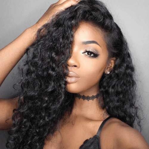 Virgin Remy Brazilian Deep Wave Curly Hair Weave Human Hair Bundles Deals 100 Gram/Piece Mixed Length Soft Weft (18 20 22)