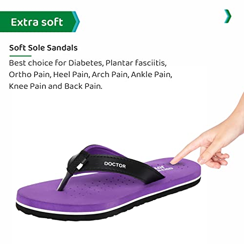 Image of ORTHO JOY Extra soft women's orthopaedic comfort fit slippers for women's daily use