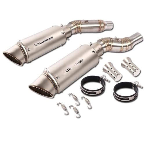 Silencieux d'échappement moto Z1000SX tube de raccordement central double sortie 2010-2020