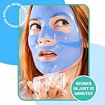 Patchology Iced Cooling and Firming Hydrogel Masks with Peptides, Cloudberry Oil and Bakuchiol. Facial Sheet Mask designed to firm skin and soothe redness and puffiness 1 - Count - Image 2