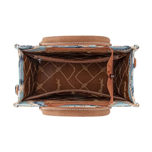 Wrangler Western Small Tote Satchel Purse Womens Aztec Crossbody Top-Handle Bag Cowgirl Handbag3