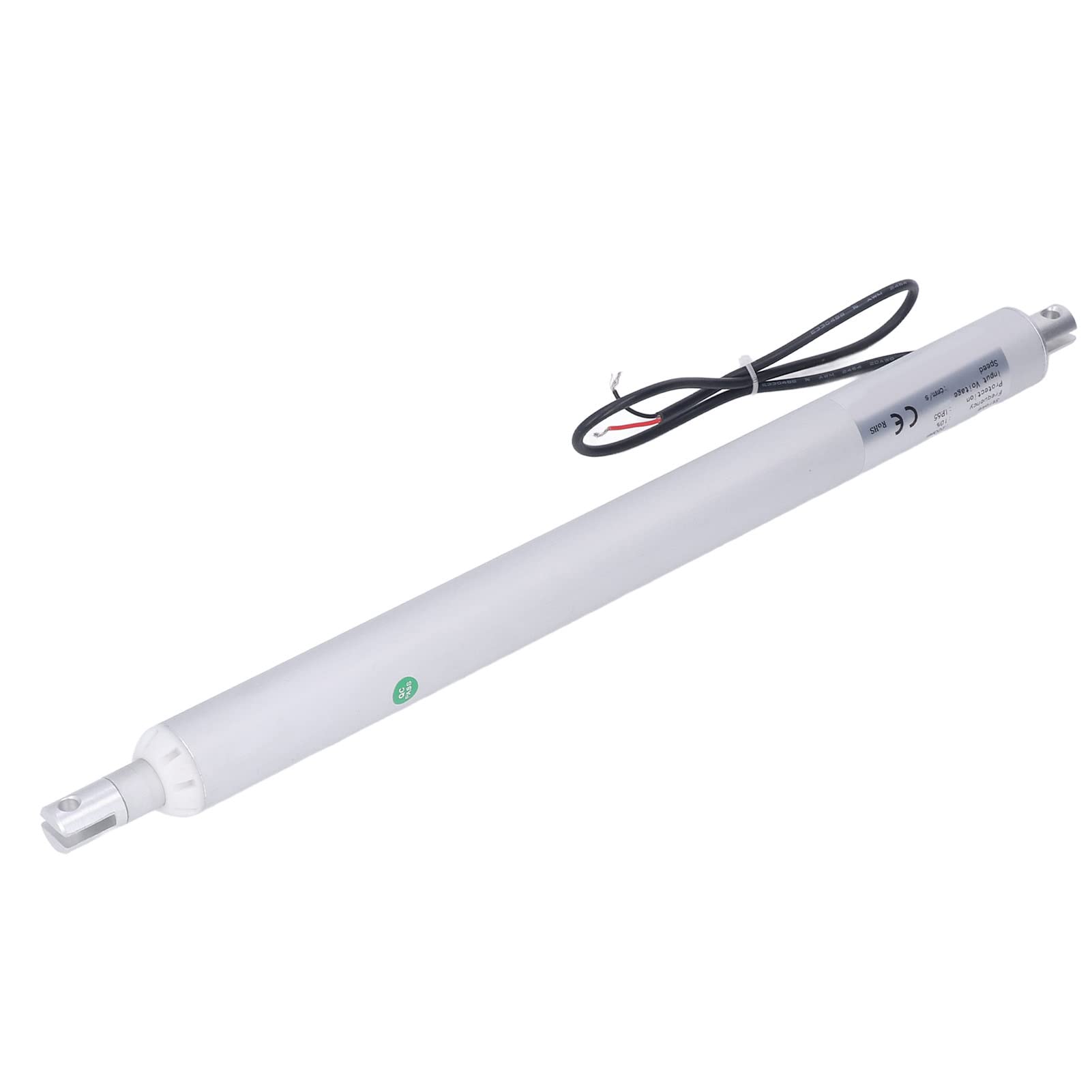FTVOGUE Siłownik Liniowy o Skoku 200 Mm DC24V Elektryczny Siłownik Liniowy ze Stopu Aluminium Ochrona IP65 dla łóżka Medycznego Podnośnik Stół Rozkładany Krzesło Meble do Opieki Domowej (DC24V)