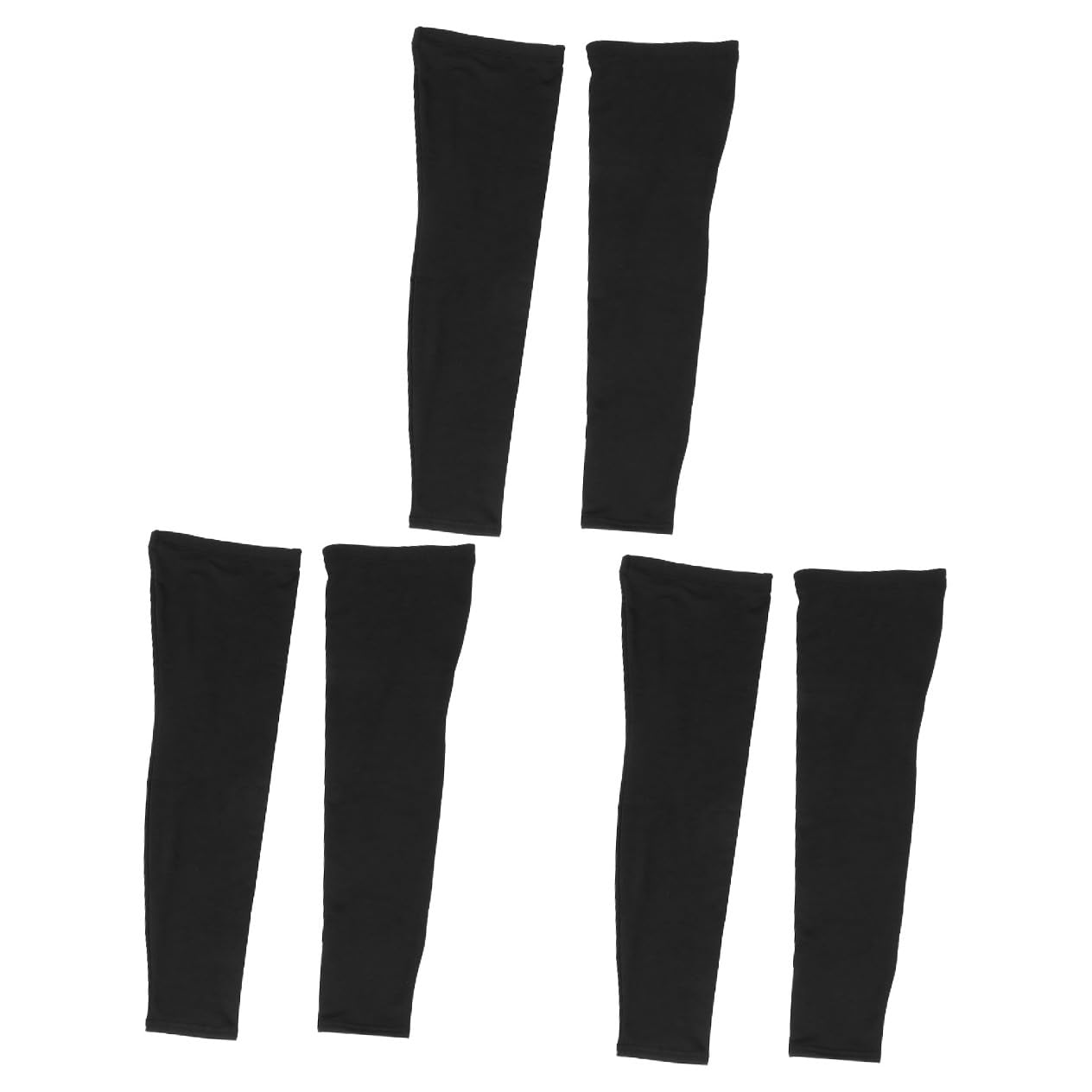 INOOMP 3 Paar Kompressions Wadenmanschetten Outdoor Beinmanschetten Fahrrad Kniewärmer Knieschutz Pelzige Fahrradbeine Fleece Damen Fahrrad Beinmanschette Sport