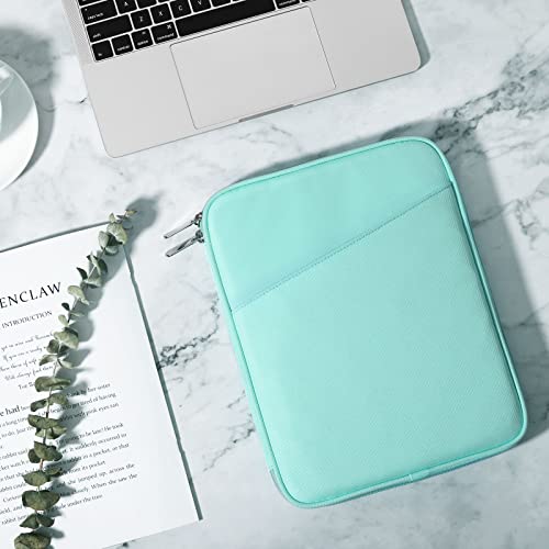 Image of TiMOVO 8-9 Inch Tablet Sleeve Case for All-New iPad Mini 7 (A17 Pro, 2024), iPad Mini 6 (8.3-Inch, 2021), iPad Mini 5 /4 /3 /2 /1, Portable Protective Pouch Bag for iPad Mini, Mint Green