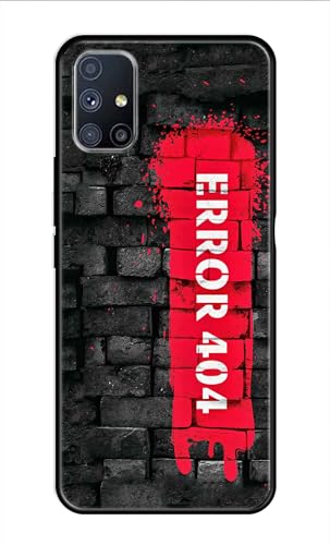 Image of Metal TPU Printed Back Cover for Samsung Galaxy A51 5G (Error 404) 360 Degree Protection | Camera Protection -25092024(AR)