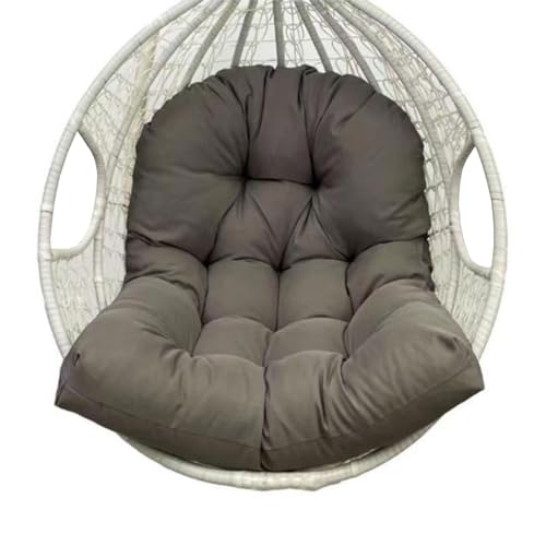Yahbrra Indoor Outdoor Hanging Egg Chair Cushion Pad (Dark Gray)